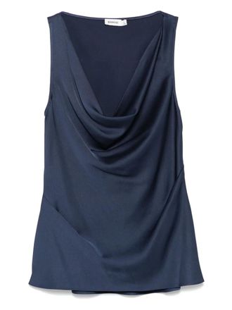 SIMKHAI Nubia top - women - Polyester/Acetate - 12 - Blue