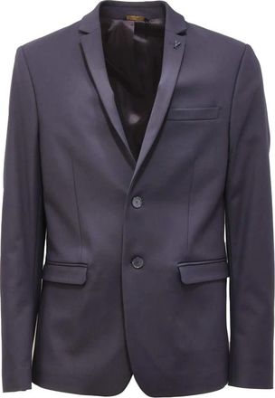 Patrizia Pepe Marineblauwe Blazer - Heren - Blazers - Blauw - XL - Jassen