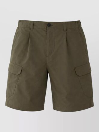 Herno regular cargo shorts belt loops pockets