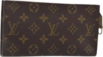 Louis Vuitton Pre-owned Wallets, female, Brown, Size: ONE SIZE Pre-owned Vintage Monogram Accessory Pouch