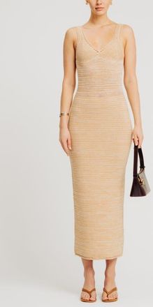 Ronny Kobo Madi Midi Dress in Lark/White at Nordstrom, Size X-Small