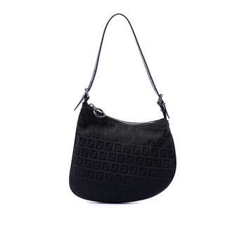 Fendi Pre-owned Fendi Zucchino Canvas Oyster Shoulder Bag Ladies HGRCCBX1ESBWJBRN