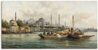 Artland Wandbild »Handelsschiffe vor Hagia Sophia« Boote & Schiffe 1 Stk. tlg. als Leinwandbild, Poster, Wandaufkleber in verschied. Grössen