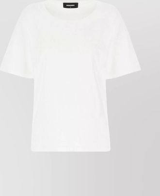 Dsquared2 cotton rhinestone loose-fit t-shirt