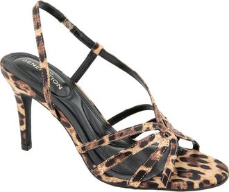 BCBGeneration Jewlee Slingback Sandal in Multi Cheetah at Nordstrom, Size 8.5