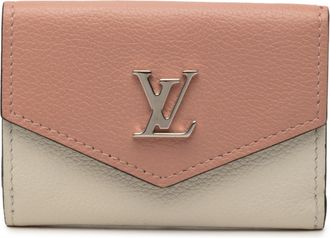 Louis Vuitton Pink Leather Wallet (Tri-Fold) (Pre-Owned)