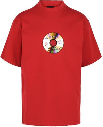 Balenciaga Val To My Love Graphic T-Shirt