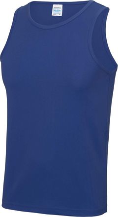 Just Cool Just Cool Mens Sports Gym Plain Tank / Vest Top (2XL) (Royal Blue)
