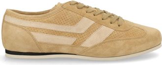 Tom Ford Brook Calf Leather Cotton Panel Sneakers