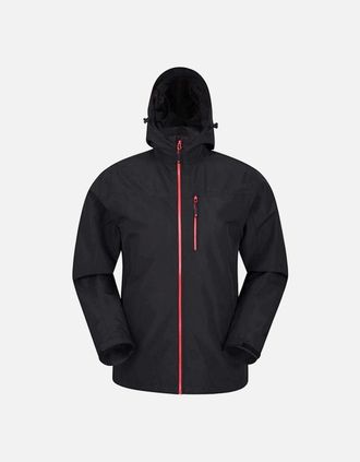 Mountain Warehouse Mens Mountain Warehouse Mens Brisk Extreme Waterproof Jacket - Black - Size: 46/Regular