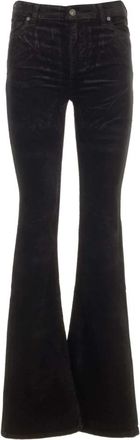 7 For All Mankind HW Ali Velvet Flared Jeans - Dames - Flared Jeans - Zwart - W29 - Jeans