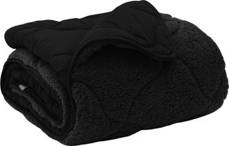 vidaXL Edred&oacute;n De Invierno 200 X 200 Cm Invierno Negro Transpirable Vidaxl