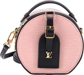 Louis Vuitton Pink Epi Leather Mini Boite Chapeau Bag (Authentic Pre-Loved)