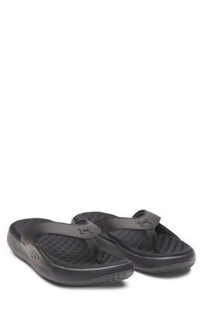 Under Armour UA Ignite Pro 8 Water Resistant Flip Flop in Black at Nordstrom Rack, Size 15