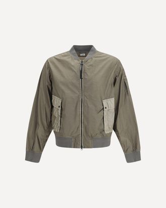 C.P. Company C. P. COMPANY Bi-TM Mixed Lens bomber Jacket Male M