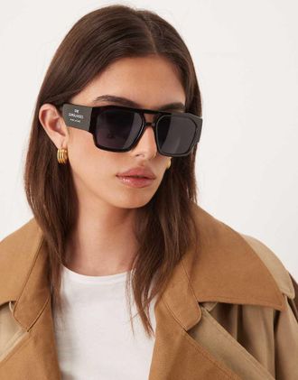 Marc Jacobs Marc Jacobs - Occhiali da sole navigator marroni-Marrone