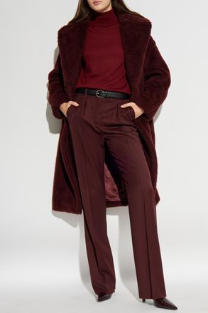 Max Mara Wool Coat Tedgirl, Womens, Burgundy