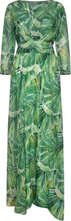 La Petite Robe Di Chiara Boni Lombok Maxi Jurk - Dames - Maxi kleedjes - Groen - XL - Kleedjes