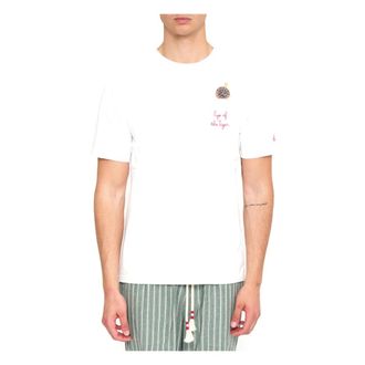 MC2 Saint Barth T-Shirts, male, White, Size: 2XL T-Shirts and Polos