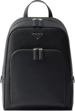 Prada Zaino con lavorazione in rilievo - Nero