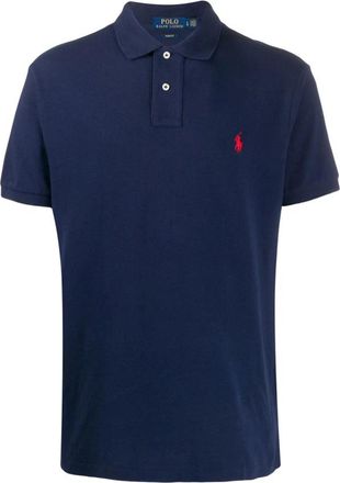 Polo Ralph Lauren Slim Fit Polo Shirt - Heren - Polos - Blauw - S - Katoen - Tops