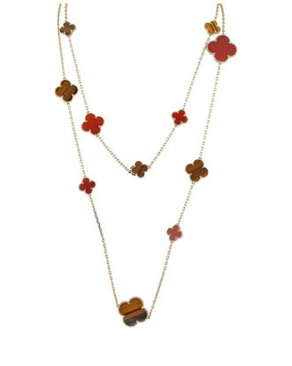 Van Cleef & Arpels 18K Gemstone Necklace (Authentic Pre-Loved)