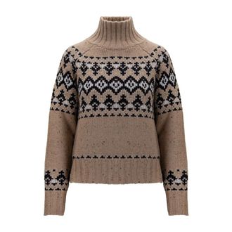 MC2 Saint Barth Turtleneck Trui - Dames - Coltruien - Bruin - XS - Wol - Truien & Vesten