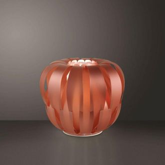 Linea Zero L&aacute;mpara De Pie Cobre En Metal Blanco Di&aacute;metro 60 X 55h Cm