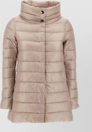 Herno down funnel neck thigh length puffer jacket