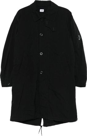 C.P. Company Cp Company Outerwear Long Jacket In Twill