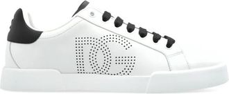 Dolce & Gabbana Sneakers Portofino - Dames - Sneakers - Wit - 36 EU - Leer - Schoenen