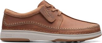 Clarks Nature 5 Tie in Brown Leather