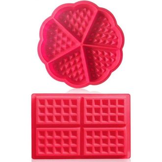 OEM Stampo In Silicone Per Waffle Con Rivestimento Antiaderente Per Teglie Da Forno - Pratico Strumento Da Forno, Flessibile, Resistente Al Calore E Riuti