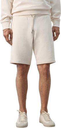 Mango Cotton Drawstring Shorts in Ecru at Nordstrom, Size Medium