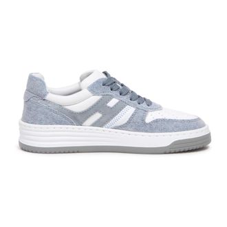 Hogan Sneakers met Memory Foam - Dames - Sneakers - Wit - 36 EU - Denim - Schoenen