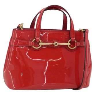 Gucci Pre-owned Handbags, female, Red, Size: ONE SIZE Pre-owned Vintage Hand Bag