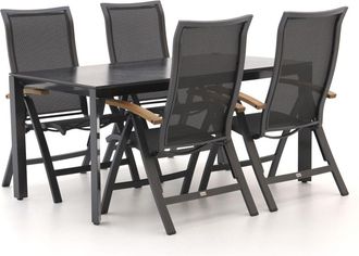 Bellagio la vita attrattiva Bellagio Lugo/Sestino 160cm dining tuinset 5-delig