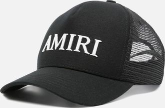 Amiri Mens Amiri Core Logo Trucker Cap Black - Size: OS