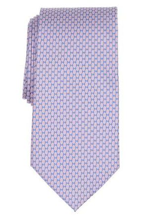 Brooks Brothers Geo Neat Silk Blend Tie in Pink at Nordstrom Rack