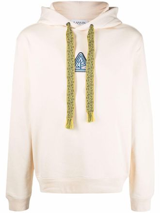 Lanvin Hoodie met logo - Beige
