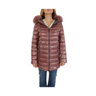 Colmar Jassen, Dames, Paars, S, Leer, Friendly Down Jacket