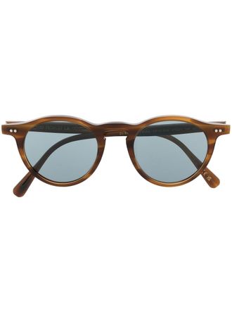 Oliver Peoples Desmon Sun round-frame sunglasses - unisex - Acetate - 49 - Brown