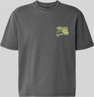 Tommy Jeans Regular Fit T-Shirt ausreiner Baumwolle Modell 90s in Black, Gr&ouml;&szlig;e XXL