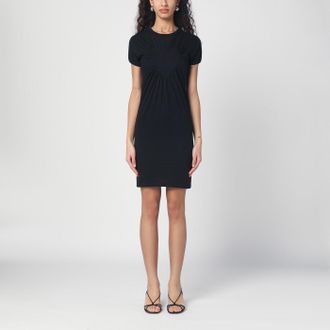 Coperni Black mini dress with heart