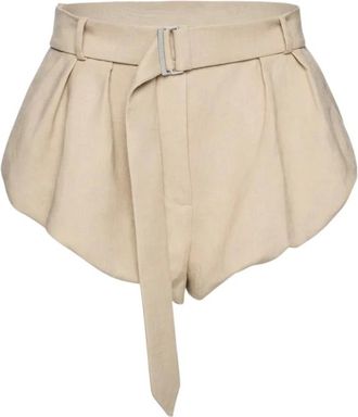 Magda Butrym Short Shorts, female, Beige, Size: XS Shorts 04