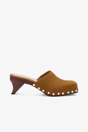 Ganni Brown June Sabot Mule in