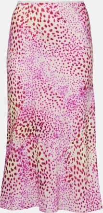 Dries Van Noten Gonna midi con stampa