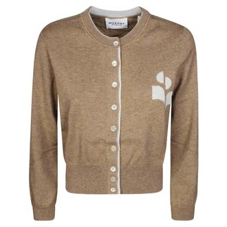 Isabel Marant Truien & Vesten, Dames, Beige, 2Xs, Katoen, Lona Cardigan