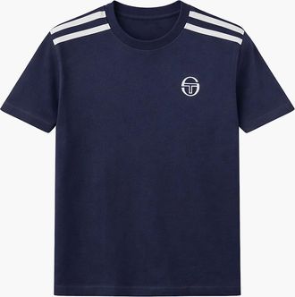 Sergio Tacchini Mens Sergio Tacchini Locchi T-Shirt Maritime Blue/White - Navy - Size: 38