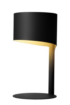 Lucide L&aacute;mpara de mesa de metal 1xE14, negro
